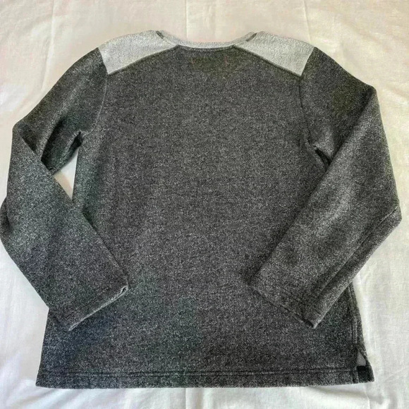 Tommy Bahama Sweater Mens Medium Gray Pullover Fleece Long Sleeve Modern Casual - Picture 7 of 7